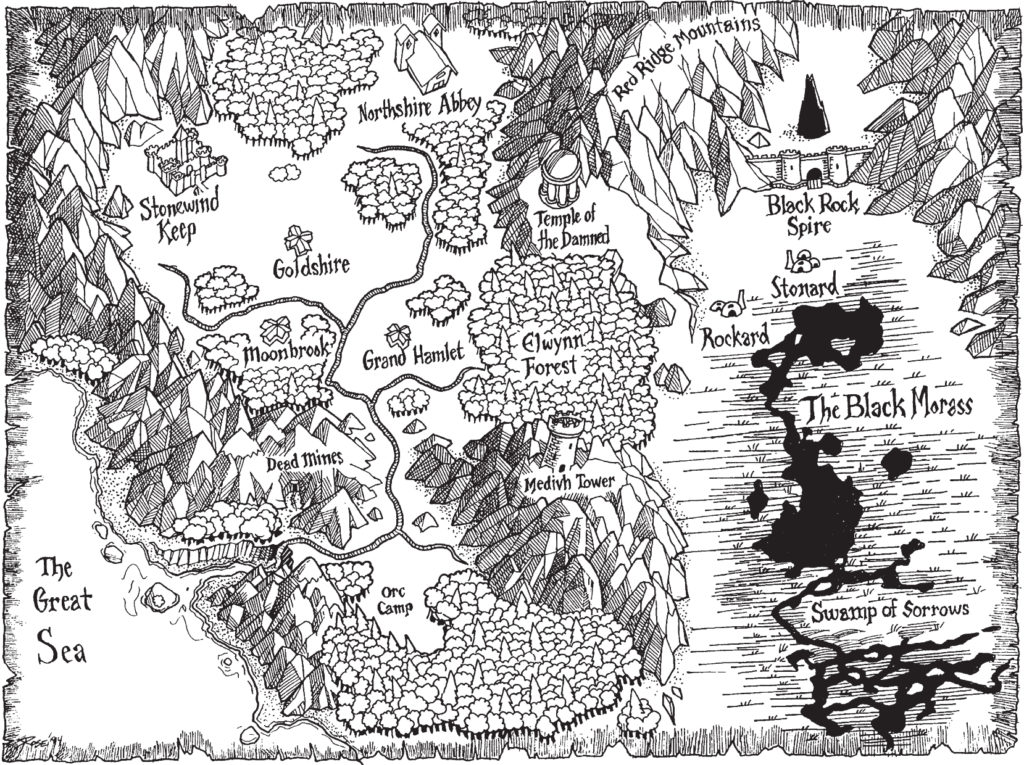 Welt von Warcraft Karte WC1